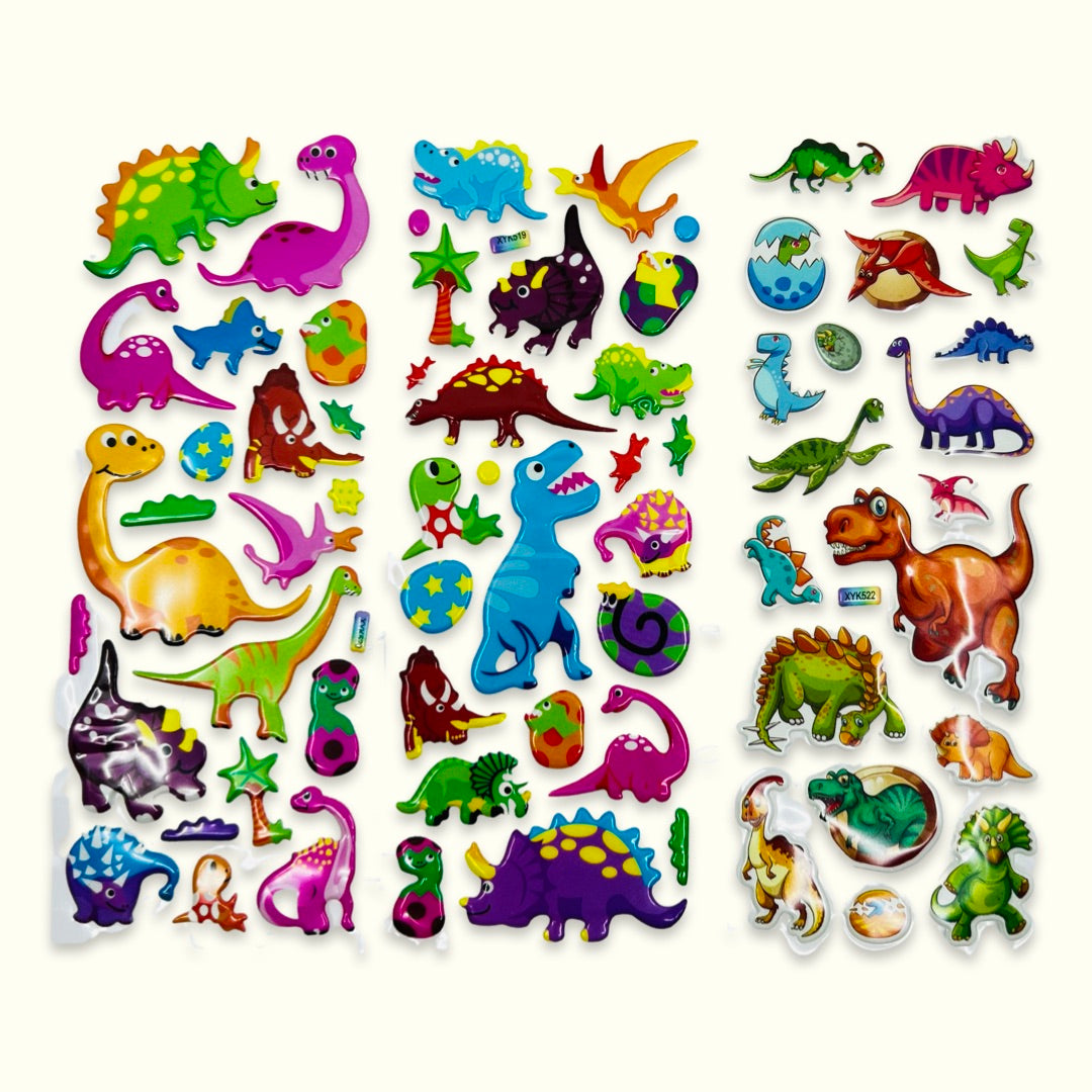 Bubble Stickers - Dinosaurs