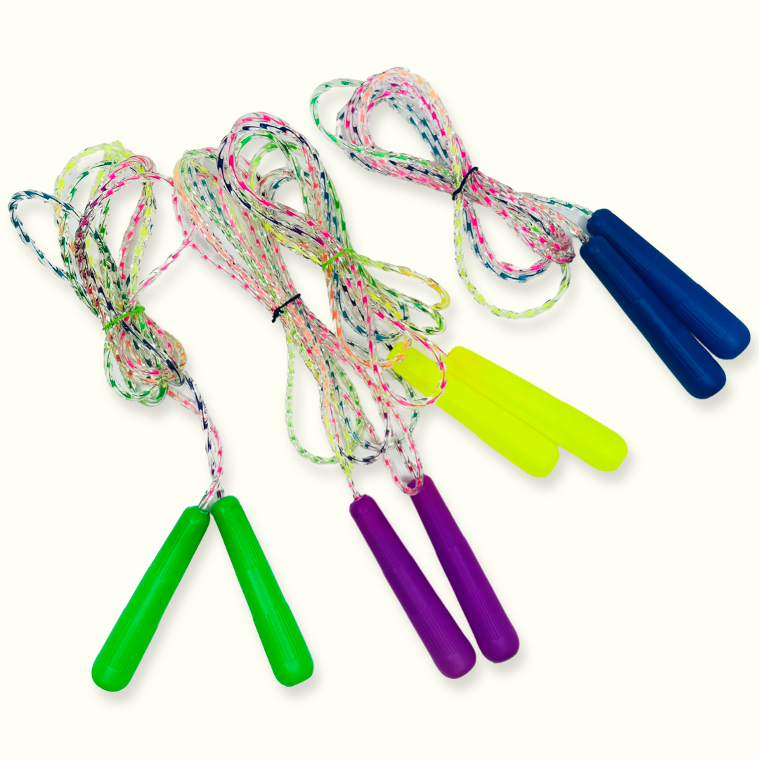 Colourful skipping rope