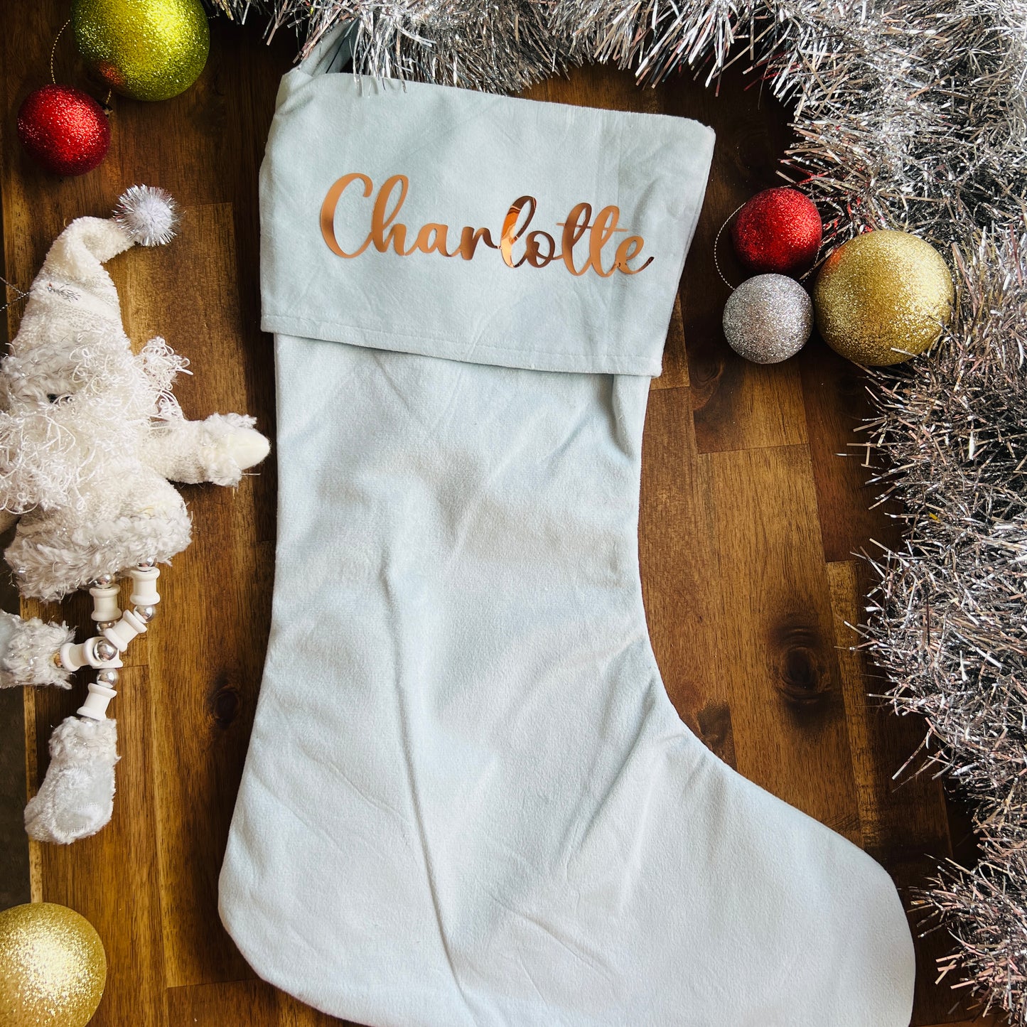 Luxury Velvet Christmas Stocking