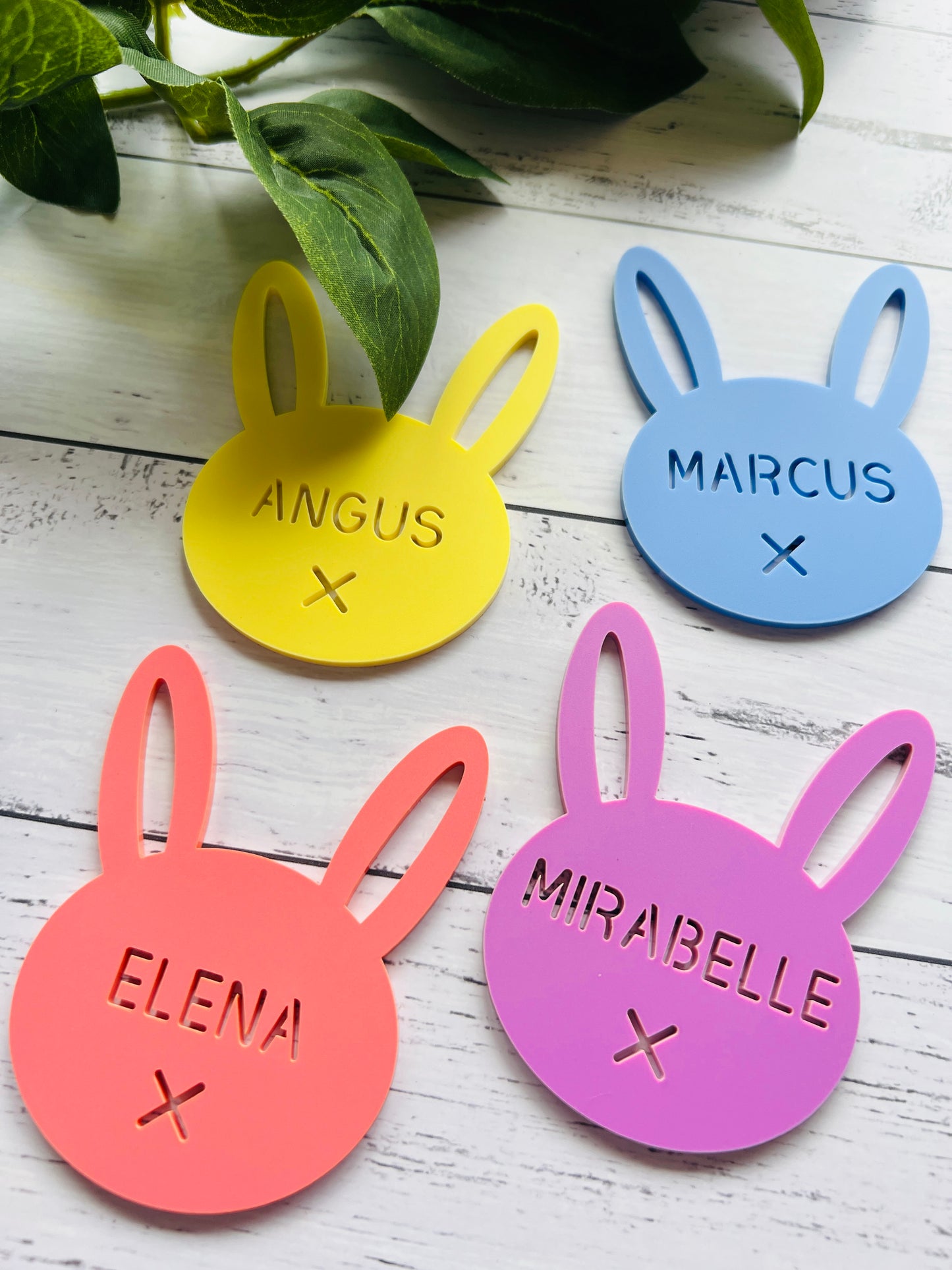 Easter Pastel Acrylic Tag