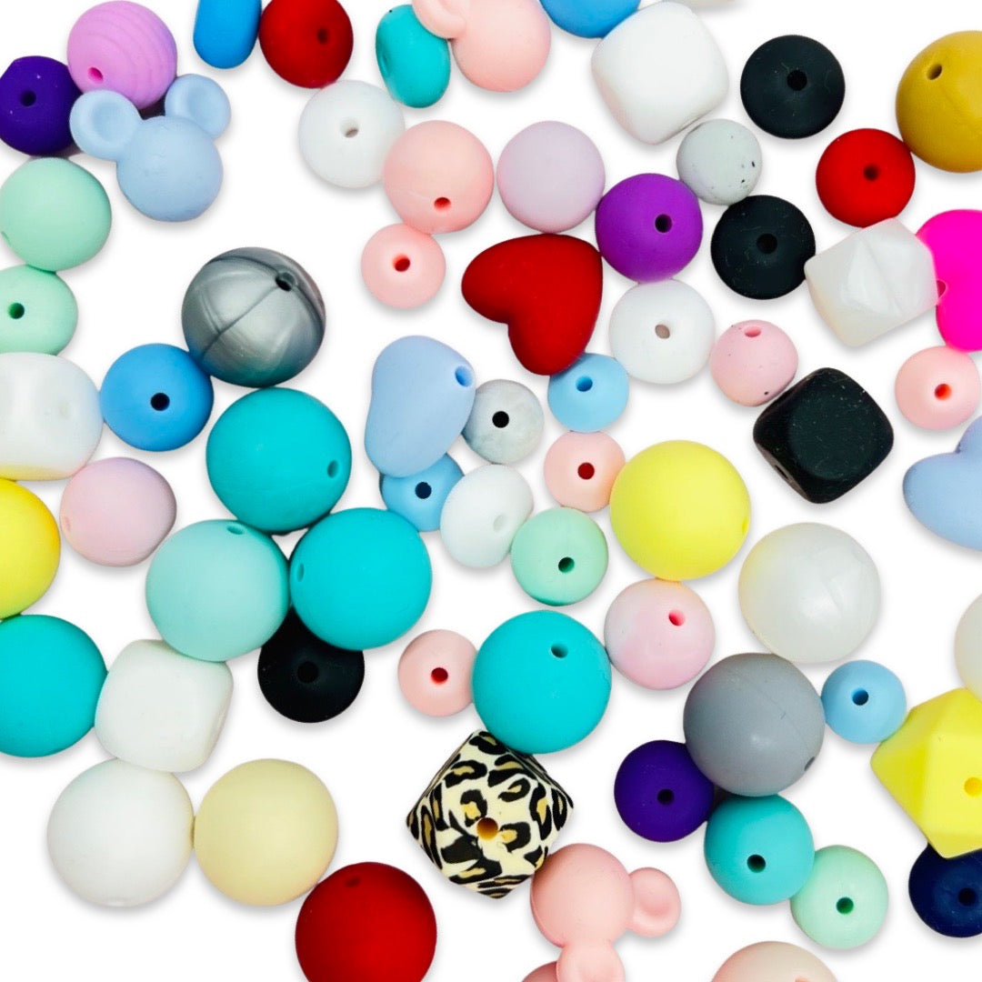 Assorted loose beads