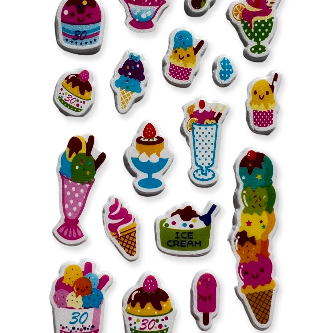 Bubble Stickers - Ice-creams & sweet things