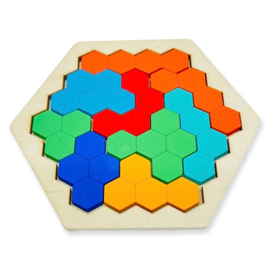 Wooden Hexagon Puzzle